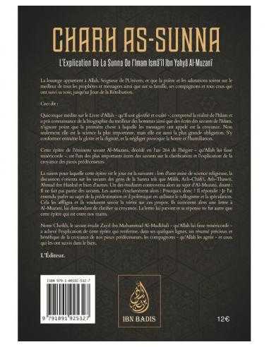 Charh As-Sunna - Édition Ibn Badis Explication de la sunna
