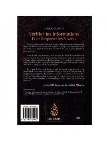 L'obligation De Vérifier Les Informations Et De Respecter Les Savants - Ibn Badis