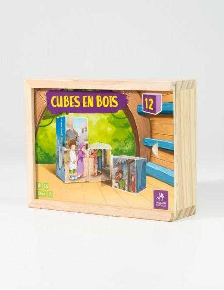 Puzzle de cube en bois
