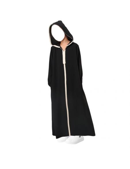 Robe de maison fille noir abaya