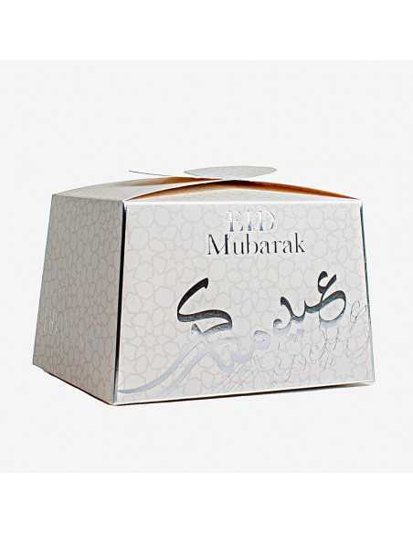 Boite Haute Eid Mubarak Kali Argent