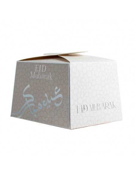 Boite gâteau Haute Eid Mubarak Kali Argent