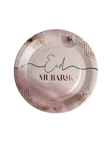 Assiette Eid Mubarak Laya Rose Gold