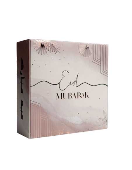 Boite Carré Laya Eid Moubarak Rose Gold