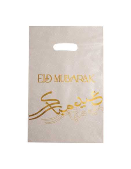 Sac plastique de décoration pour l'eid de couleur or