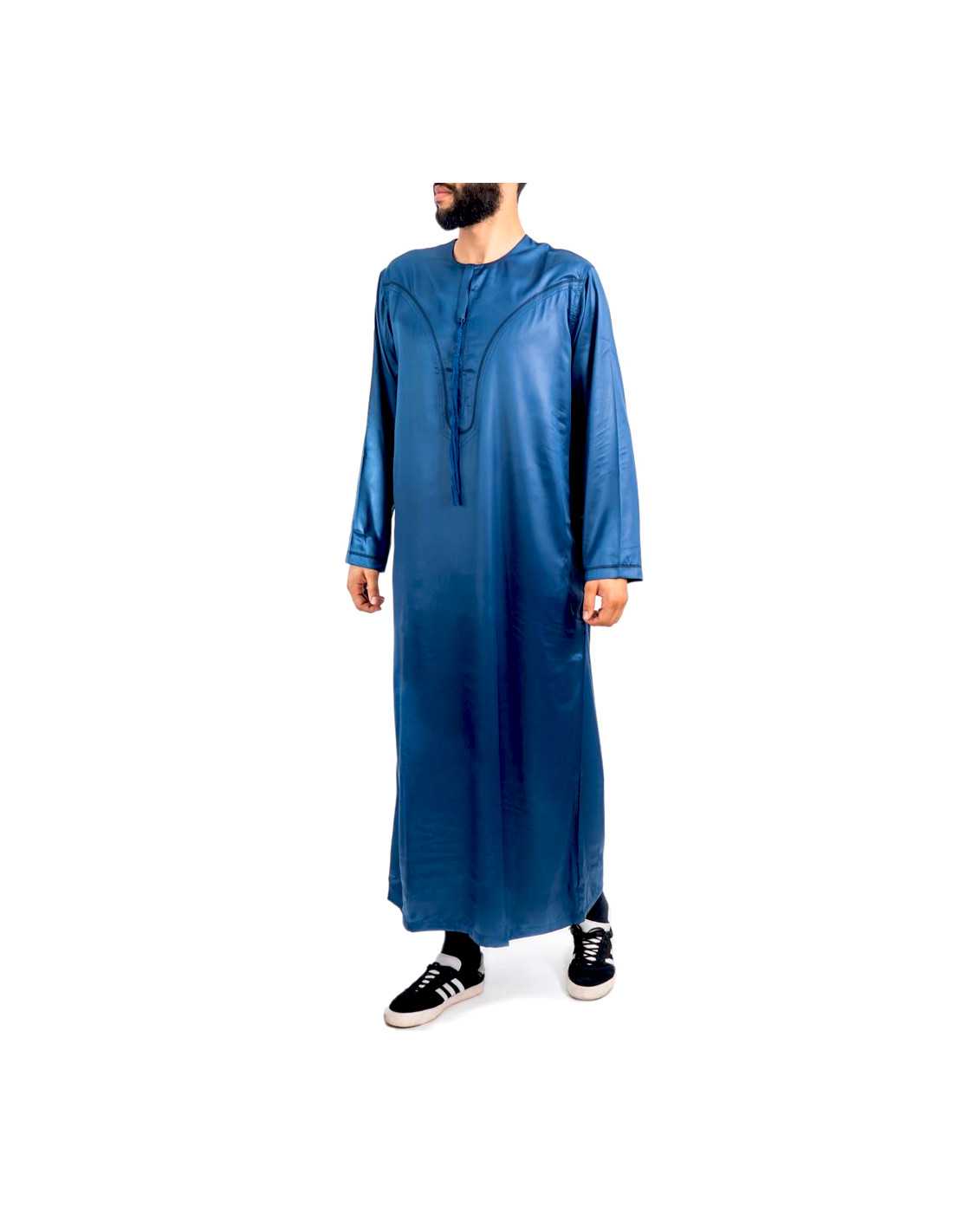 Qamis discount bleu roi