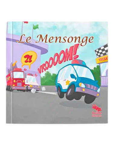 Livre couverture avant le mensonge. 