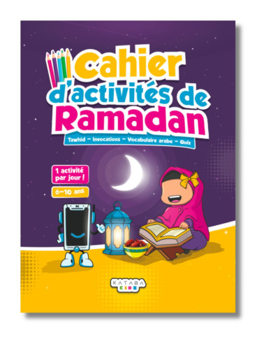 Couverture avant du cahier d'activités de Ramadan - Kataba Kidz