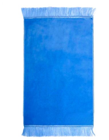 Tapis de prière bleu unis pour homme