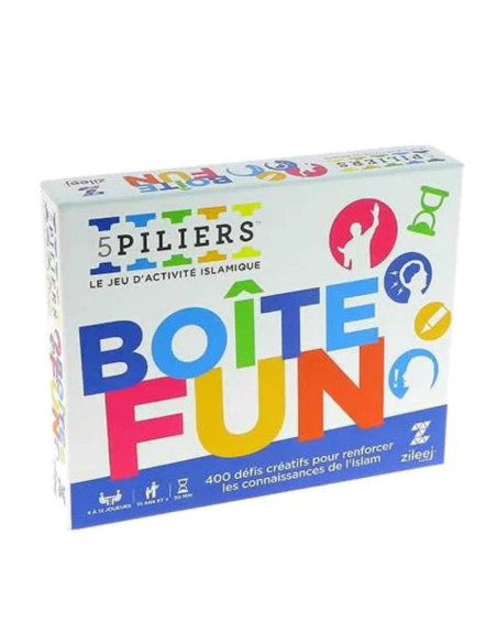 Boite Fun Box: Quiz et activités sur l'islam - (5 piliers) jeu musulman