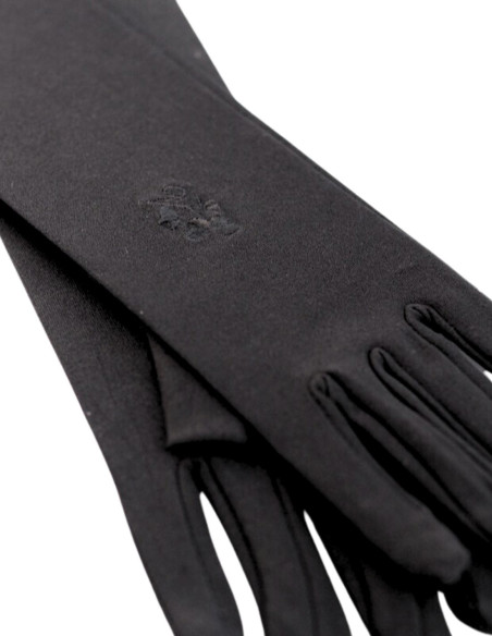 Gants noirs opaques femme